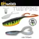 Biwaa Twinpike 15cm 24gr 18 Płoć Guma wędkarska 3 szt.