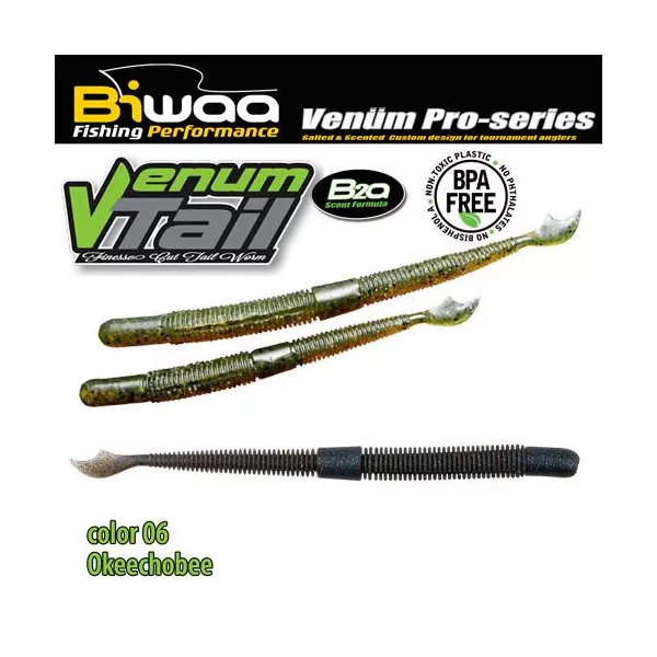 Biwaa Venum Tail 10cm 06 Okeechobee Gumowa Przynęta 10 szt.