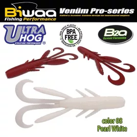 Biwaa Ultra Hog 7,5cm 08 Pearl White Gumowa Przynęta 10szt.