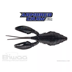 Biwaa Armored Craw 7.5cm 10 Black & Blue Gumi Lure 8pcs