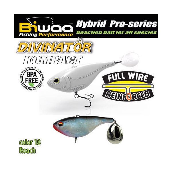 Biwaa Divinator Kompact 50 5cm 20gr 18 Roach Spinnertail 1szt