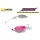 Biwaa Dogon Spinnerbait 3/4oz 21gr 06 Pink Ice-Silver Blades Spinnerbait 1szt