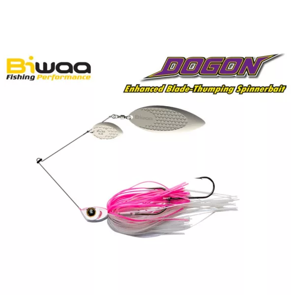 Biwaa Dogon Spinnerbait 3/4oz 21gr 06 Pink Ice-Silver Blades Spinnerbait 1szt