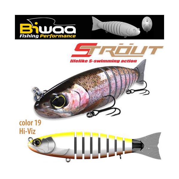 Biwaa Strout 9cm 8gr 19 Hi-Viz Wobbler 1szt