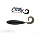 Biwaa Tailgunr Curly 6.3cm 110 UV Black Soft Lure 8pcs