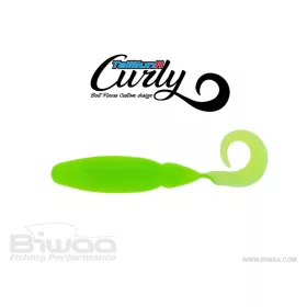 Biwaa Tailgunr Curly 6,3cm 202 Limetreuse Gumihal 8szt