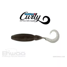   Biwaa Tailgunr Curly 6,3cm 206 Golden Shiner Gumowa przynęta 8szt