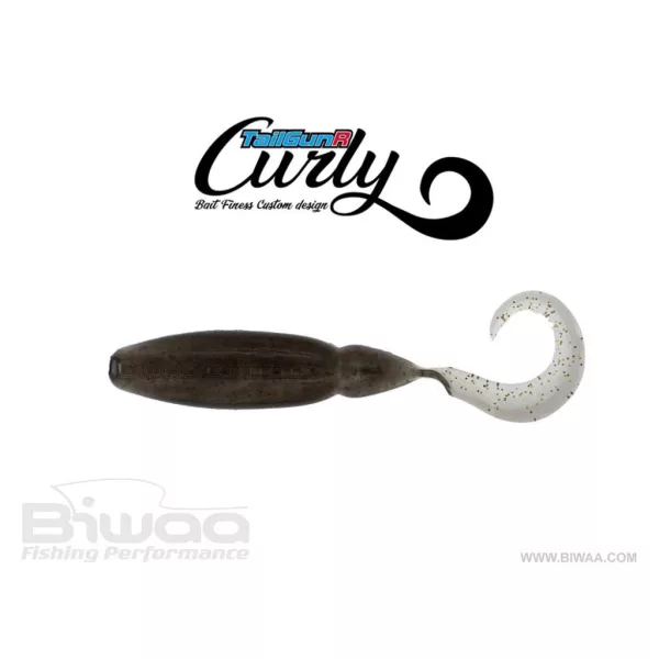 Biwaa Tailgunr Curly 6,3cm 206 Golden Shiner Gumowa przynęta 8szt