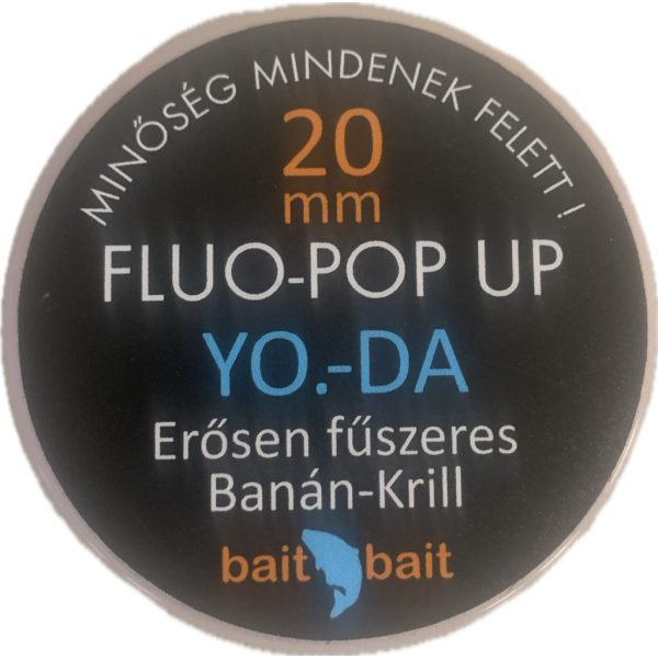 BaitBait Yoda Fluo Pop Up Kulki proteinowe 20mm 50gr