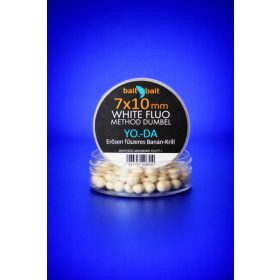 BaitBait Yo-Da 7x10mm Fluo Method Dumbel White Wafter 20gr