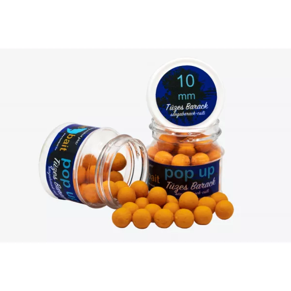 BaitBait Ognista Brzoskwinia Fluo Pop Up Kulki Proteinowe 10mm 20gr