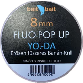 BaitBait Yoda Fluo Pop Up Kulka Proteinowa 8mm 20gr