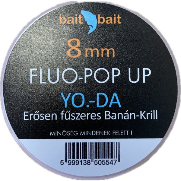 BaitBait Yoda Fluo Pop Up Kulka Proteinowa 8mm 20gr