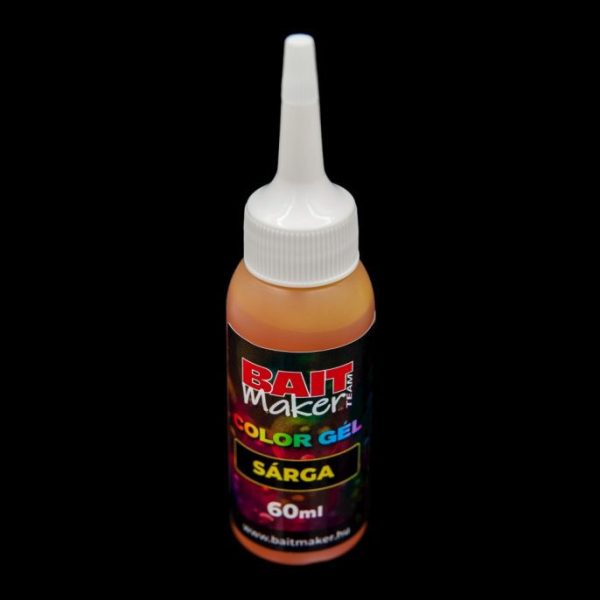 Bait Maker Żel Kolorowy Żółty 60ml