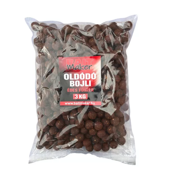 Bait Maker Édes Fűszer 24mm Oldódó Bojli 3kg