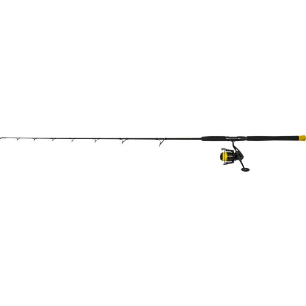 Black Cat Hard Core Combo Vertical Rod 1,80m 240gr 1-częściowa Wędka sumowa Black Passion FD 50 z kołowrotkiem i żyłką
