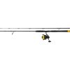 Black Cat Hard Core Combo Spin Rod 2,40m 20-200gr 2-częściowa Wędka spinningowa Black Passion FD 50 z kołowrotkiem i żyłką