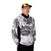 Black Cat Sun Jersey Koszulka z długim rękawem z kapturem XL