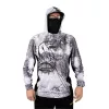 Black Cat Sun Jersey Koszulka z długim rękawem z kapturem XL