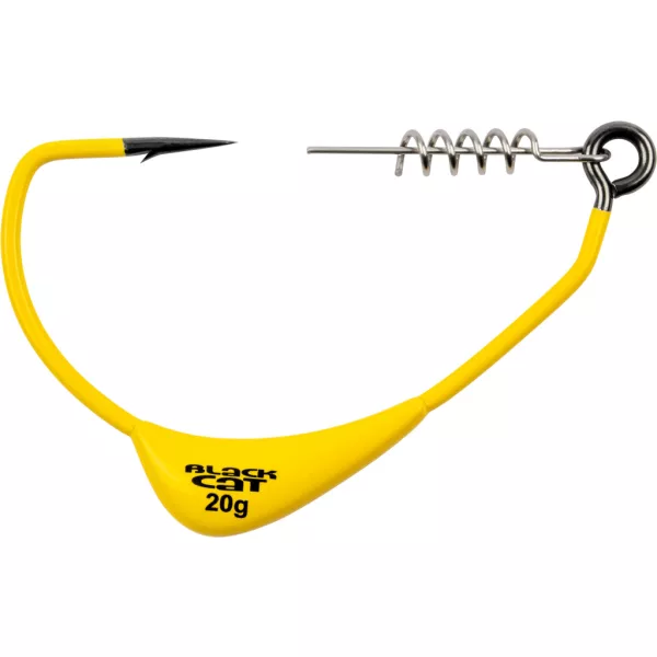 Black Cat Mega Offset Hook 10/0 20gr Offset Haczyk 2 szt.