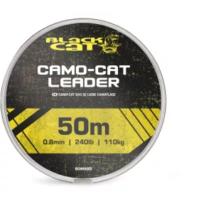 Black Cat Camo-Cat Leader 0,8mm 50m Plecionka przyponowa
