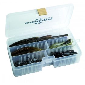   Sakura SK-80W szerelékes doboz / műcsalis doboz / 21,4 x 11,8 x 4,5 / víztiszta szín