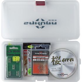   Sakura SK-80M szerelékes doboz / műcsalis doboz / 21,4 x 11,8 x 4,5 / víztiszta szín