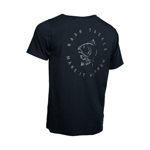 <b>Nash</b> Make It Happen Carp Logo T Shirt Czarny T-shirt 2XL