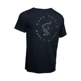   <b>Nash</b> Make It Happen Carp Logo T Shirt Czarny T-shirt 3XL