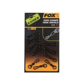 Fox Edges Kwik Change Hook Swivels Krętlik 11x10