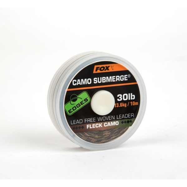 Fox EDGES™ Submerge Camo Leader Submerge Fleck Camo 30lb - 10m Plecionka