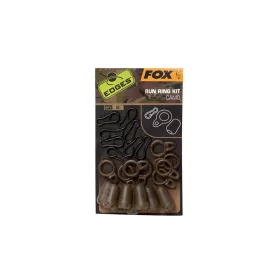   Fox EDGES™ Terepmintás Szabadonfutó Szerelék Készlet x 8 Ólomklipsz