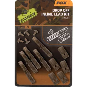   Fox Camo Inline Lead Drop Off Kits Kit x5 Klips bezpieczeństwa