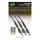 Fox Edges Naturals 50lb Leadcore Lead Clip Leaders Zestaw karpiowy 3szt