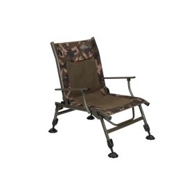   Fox Duralite Recliner Arm Chair Krzesło wędkarskie z podłokietnikami 32-40x52x46cm
