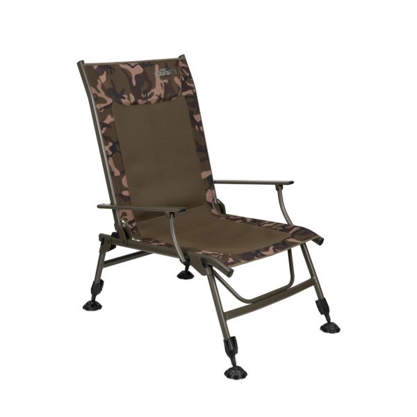 Fox Duralite Recliner XL Arm Chair Krzesło wędkarskie z podłokietnikami 38-48x56x54cm