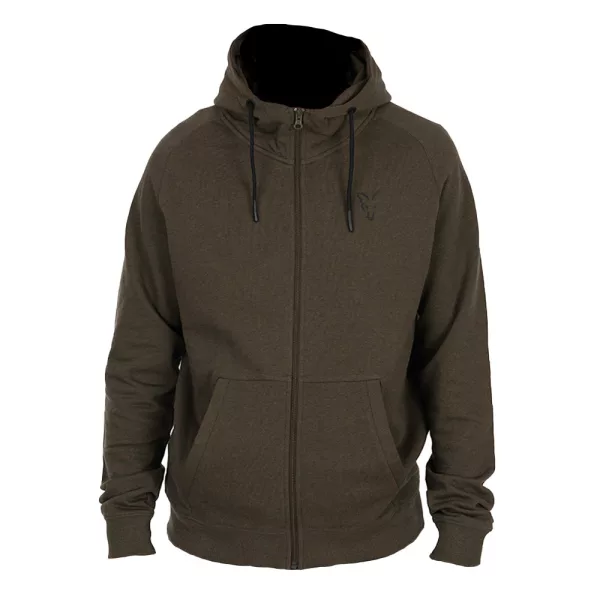 Fox Collection LW Hoody Zielony Czarny Bluza z Kapturem XL