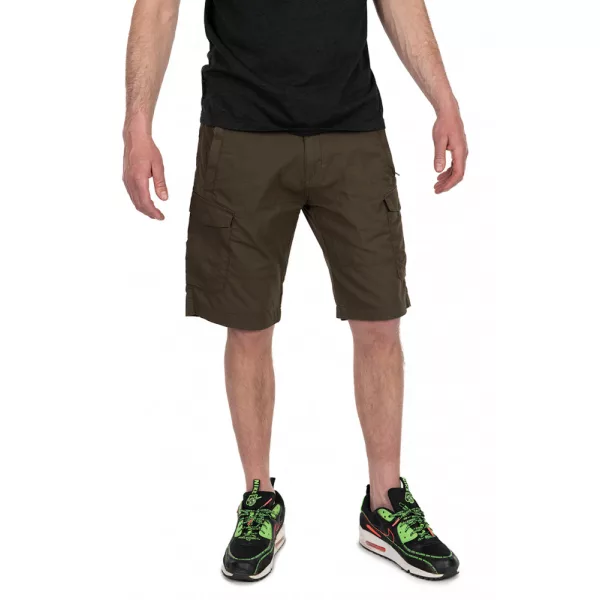 Fox Collection LW Cargo Shorts Zielono-Czarny Krótkie Spodenki L