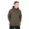 Fox Collection Sherpa Kapucnis Pulóver Zöld-Fekete Thermo Kabát M