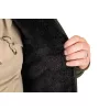 Fox Collection Sherpa Kapucnis Pulóver Zöld-Fekete Thermo Kabát M