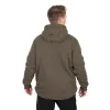Fox Collection Sherpa Kapucnis Pulóver Zöld-Fekete Thermo Kabát XL