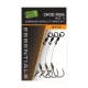 Fox Edges SWGO Chod Rig 5, Haczyk z oczkiem, z zadziorem, gotowy przypon 3szt.