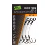 Fox Edges SWGO Chod Rig 6, Haczyk z oczkiem, z zadziorem, gotowy przypon 3szt.