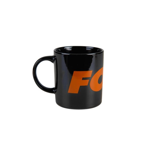 Fox Czarno-Pomarańczowe Logo Kubek Ceramiczny 350ml