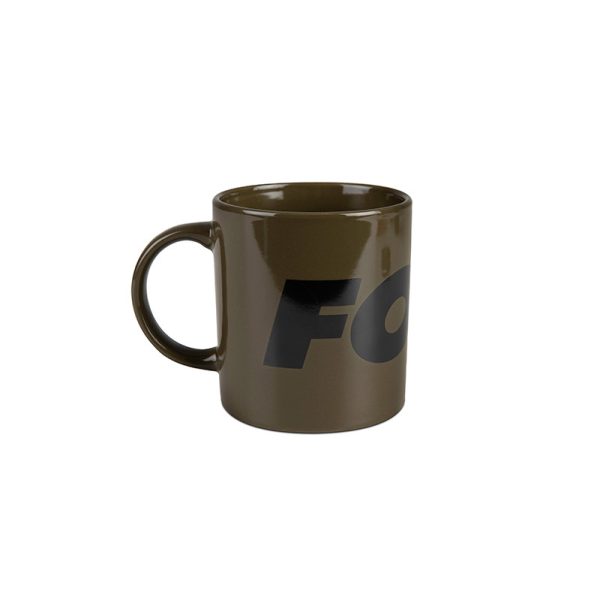 Fox Zielono-Czarne Logo Kubek Ceramiczny 350ml