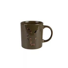 Fox Zielono-Camo Głowa Kubek Ceramiczny 350ml