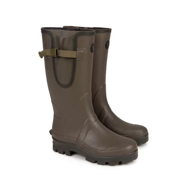 Fox Neoprene Lined Camo/Khaki Rubber Buty UK11/EU45