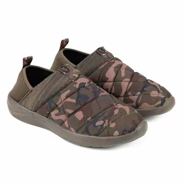 Fox Camo Khaki Bivvy Slipper Wyściełane Kapcie 9/43