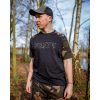 Fox Outline T-Shirt Czarna Camo Koszulka L