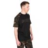 Fox Outline T-Shirt Czarna Camo Koszulka 2XL